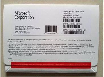 OEM Pakket Microsoft Windows 8,1 Professionele Globale Gebieds100% Activering