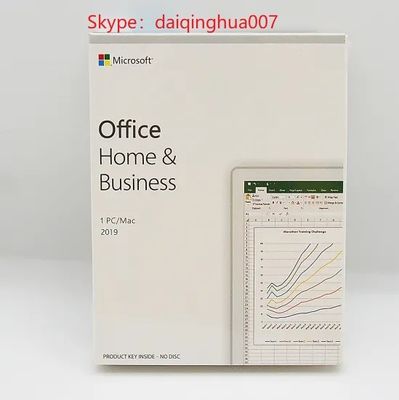 Software Microsoft Office Home en Business 2019 Licentiesleutel Geactiveerde Online Retail Box