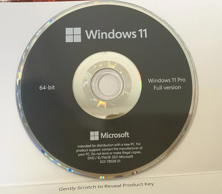 HDR Microsoft Windows 11 OEM de Sleutel van het Softwaredvd Pak