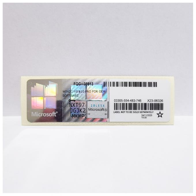 Win 10 Win 11 Professional Win 10 Win 11 Pro COA Sticker Retail Key 6 maanden garantie 1