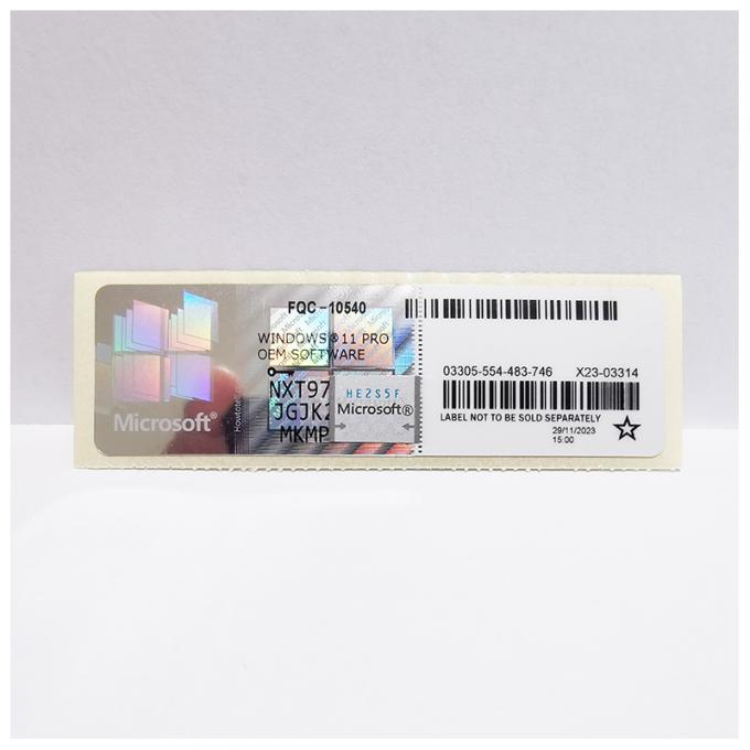 Win 10 Win 11 Professional Win 10 Win 11 Pro COA Sticker Retail Key 6 maanden garantie 4